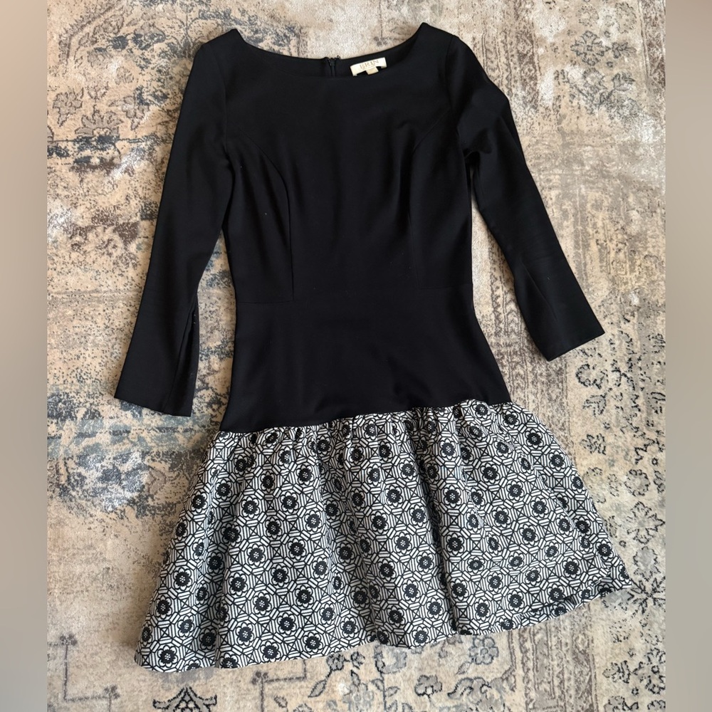 ERIN by Erin Fetherston Black Fit and Flare Mini Dress